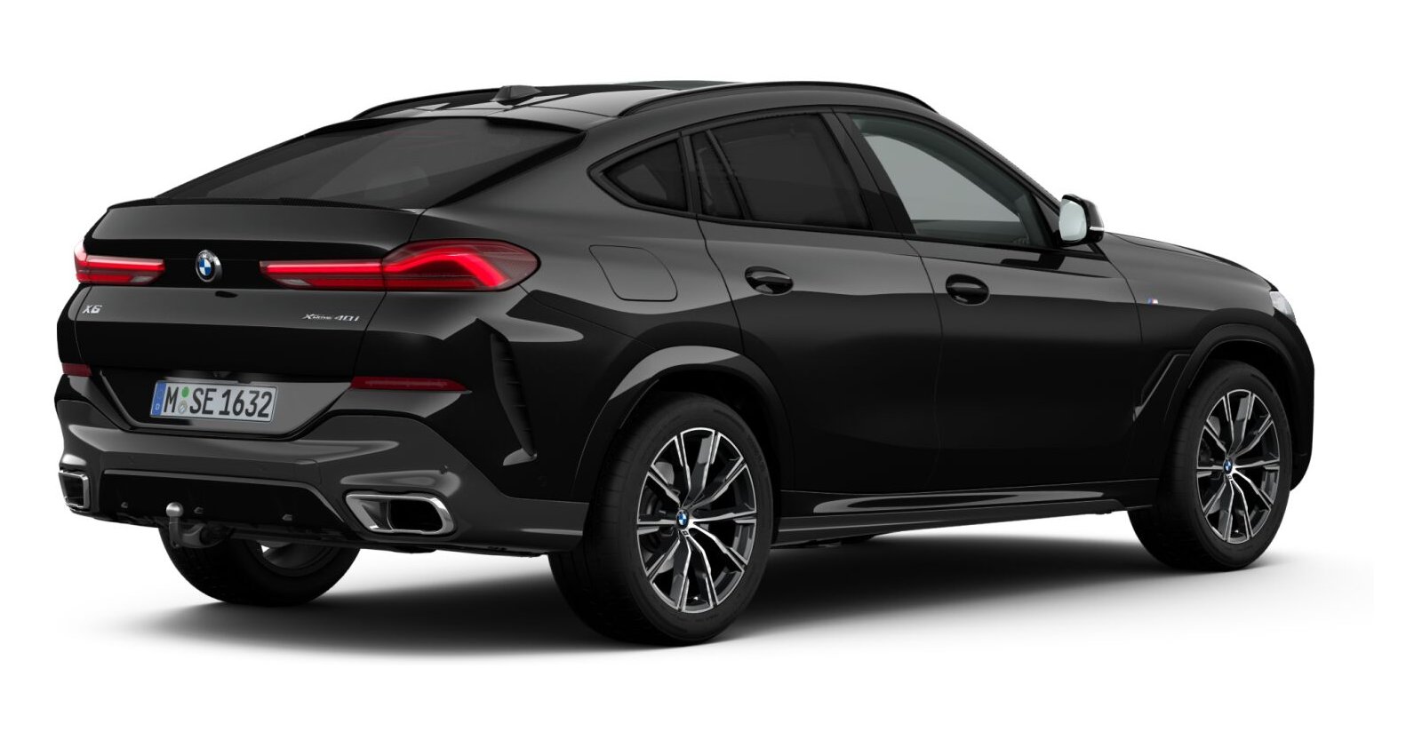 BMW BMW X in Schwarz von hinten BMW BMW X in Schwarz von hinten