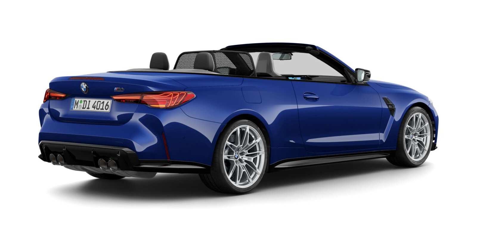 BMW BMW M in Blau von hinten BMW BMW M in Blau von hinten