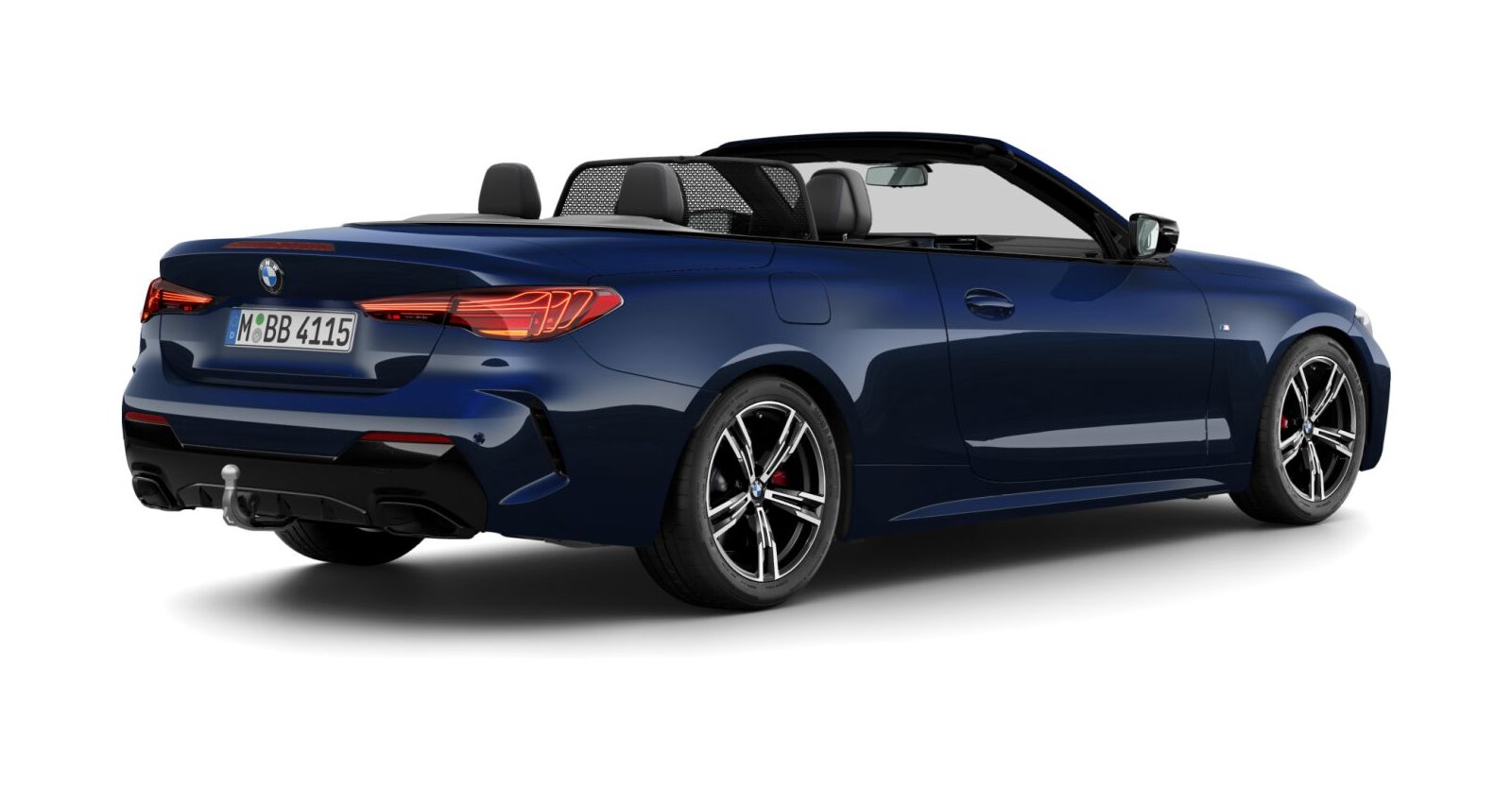 BMW BMW 4er in Blau von hinten BMW BMW 4er in Blau von hinten