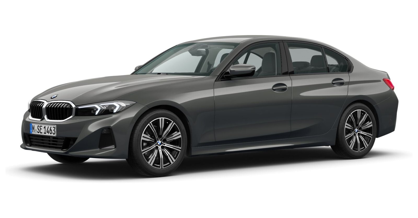 BMW BMW 3er in Grau von vorne