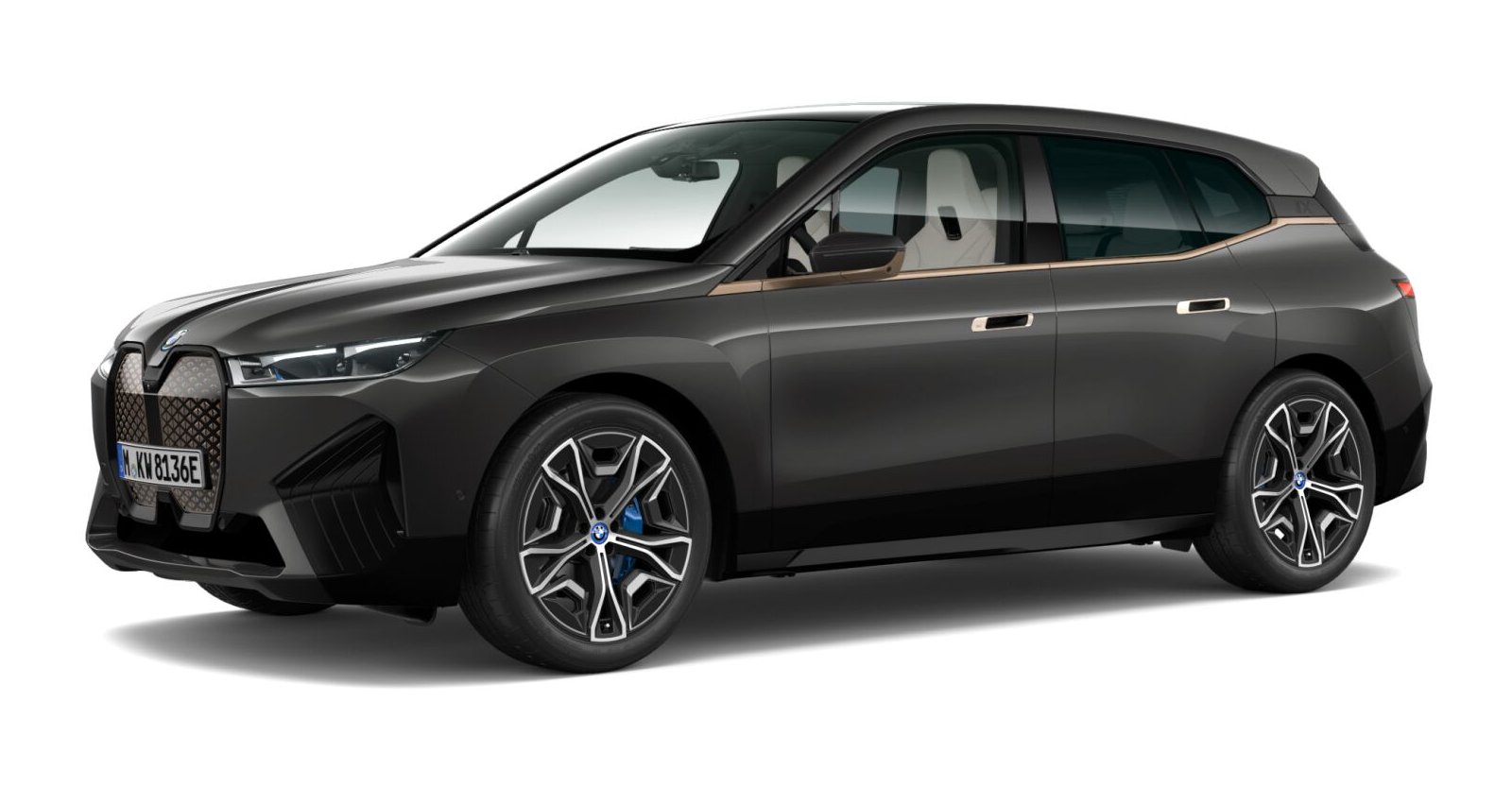 BMW BMW I in Grau von vorne BMW BMW I in Grau von vorne
