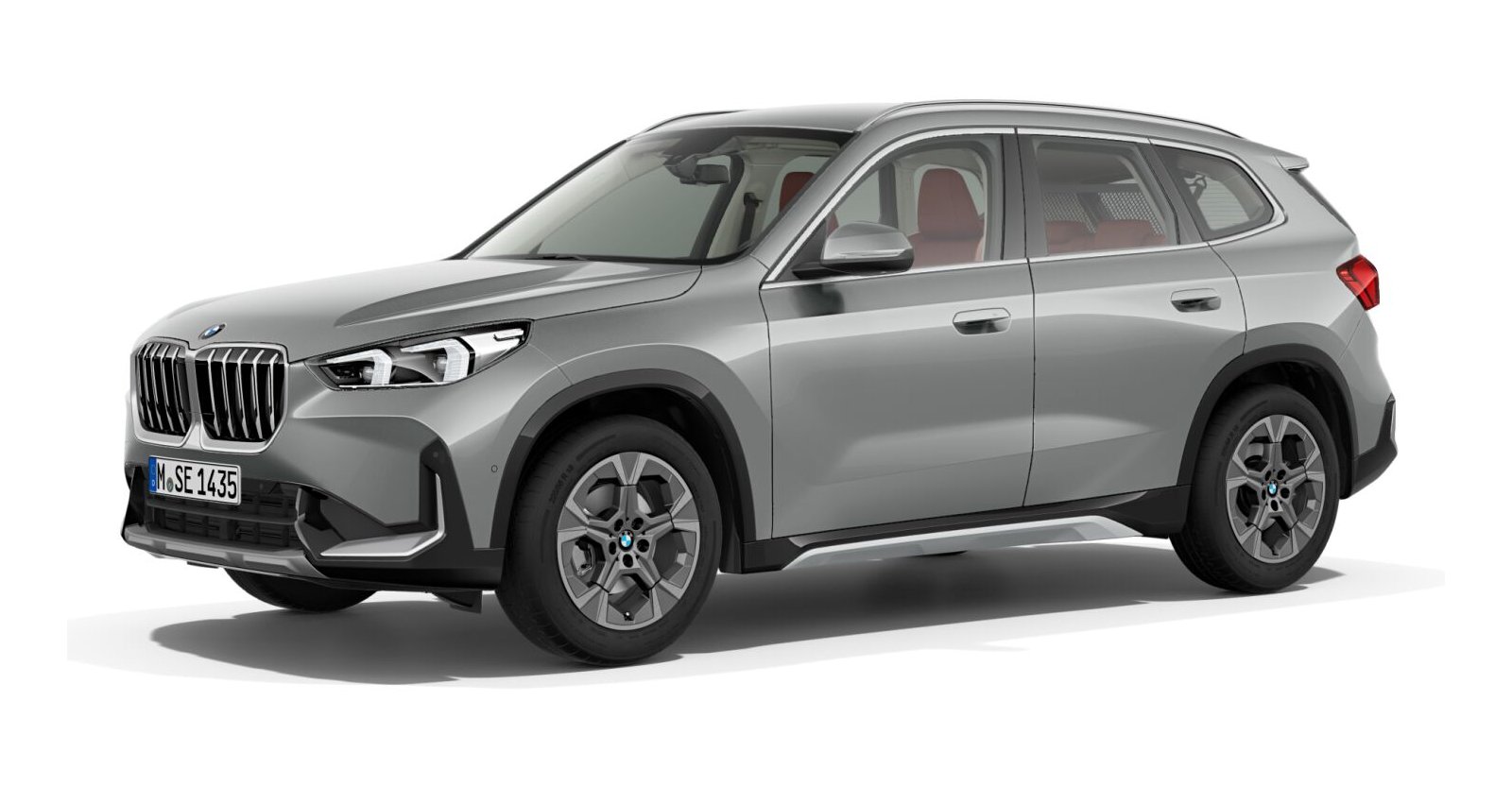 BMW X1 xDrive20d in Grau von vorne