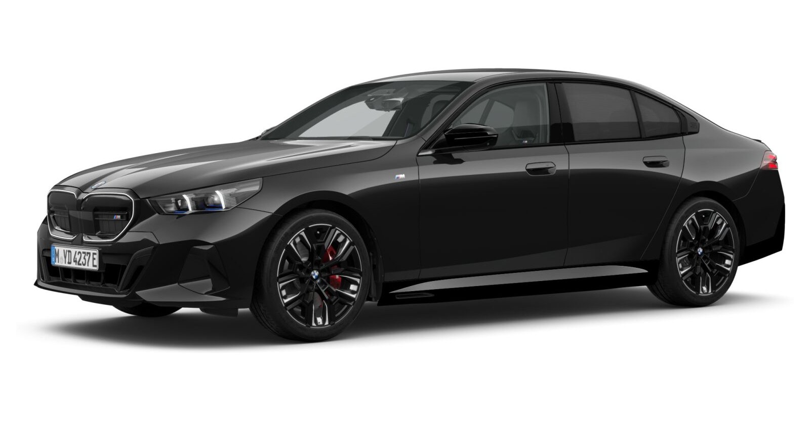 BMW BMW I in Schwarz von vorne