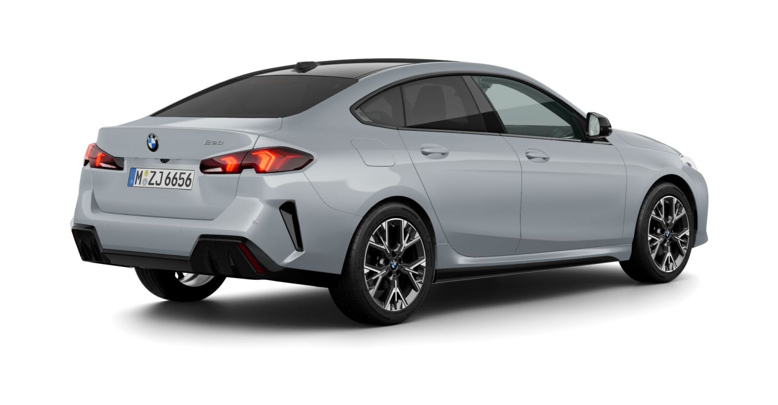 BMW BMW 2er in Grau von hinten
