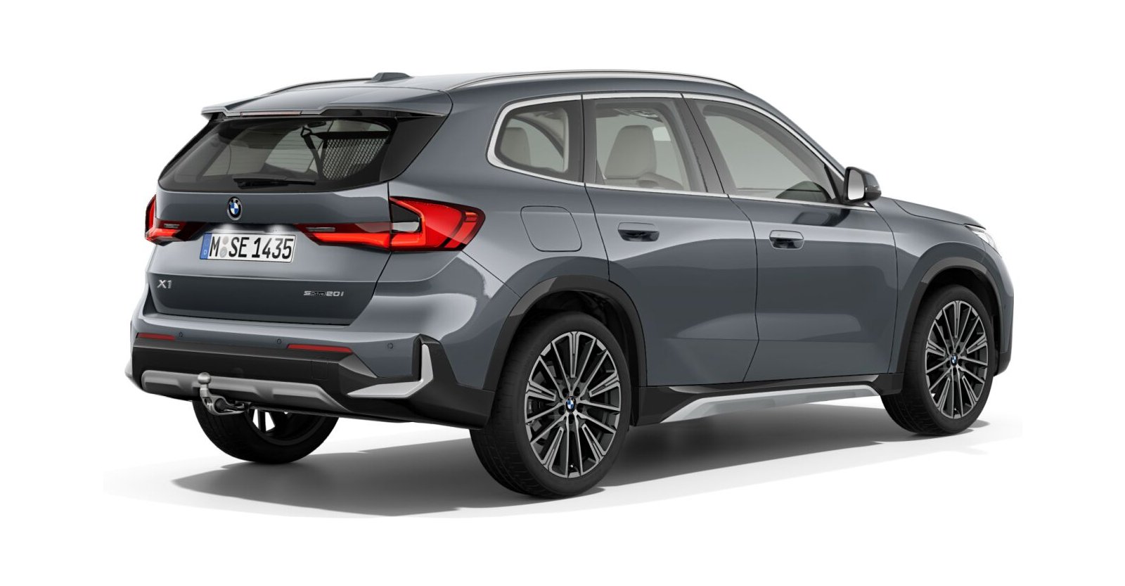 BMW BMW X in Grau von hinten BMW BMW X in Grau von hinten