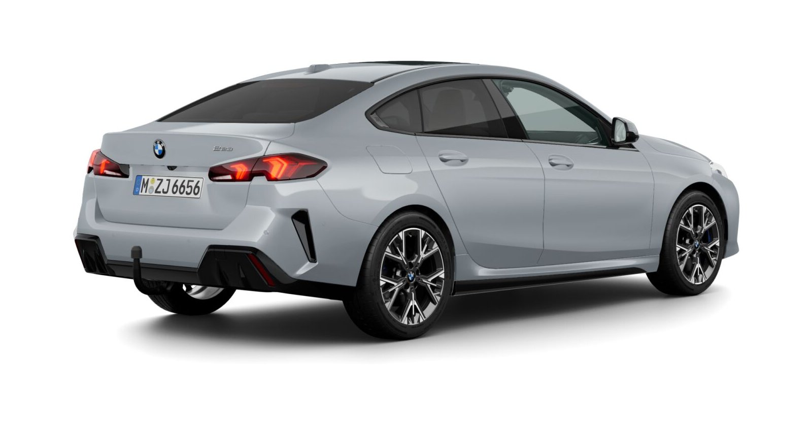 BMW BMW 2er in Grau von hinten