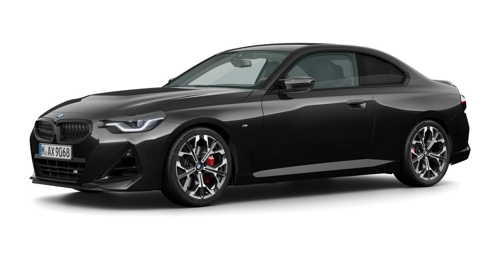 BMW BMW 2er in Schwarz von vorne