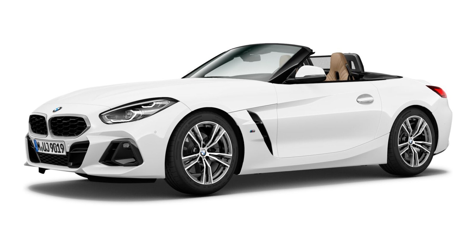 BMW Z4 sDrive30i in Weiß von vorne BMW Z4 sDrive30i in Weiß von vorne
