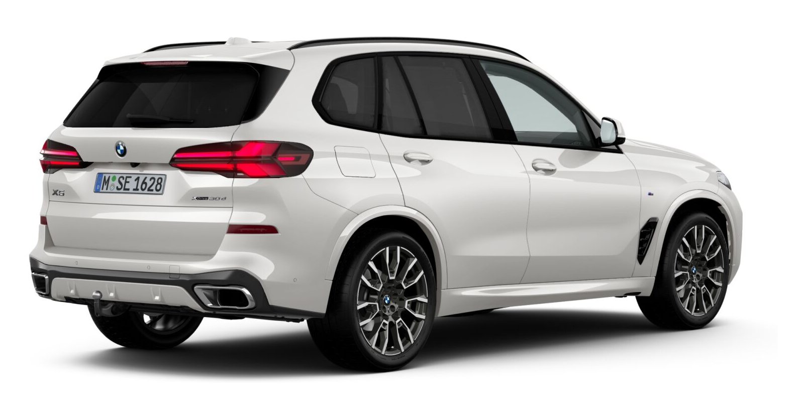 BMW BMW X in Weiß von hinten BMW BMW X in Weiß von hinten