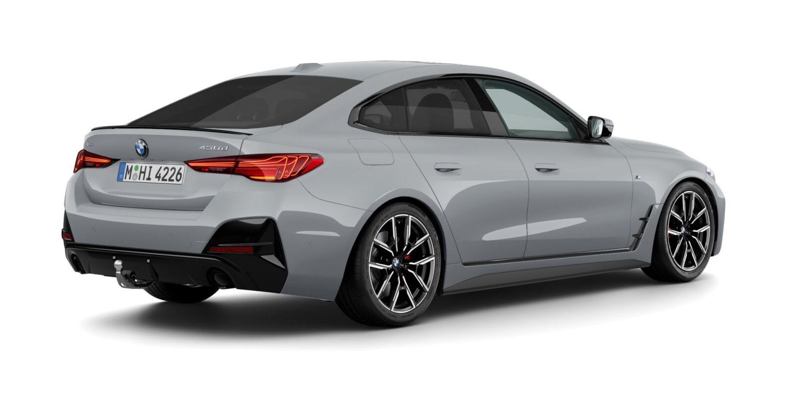 BMW BMW 4er in Grau von hinten BMW BMW 4er in Grau von hinten