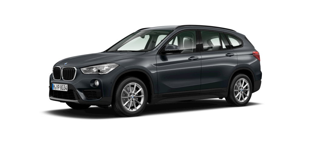 BMW X1 sDrive18i in Grau von vorne