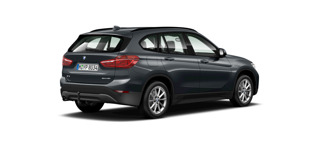 BMW BMW X in Grau von hinten BMW BMW X in Grau von hinten