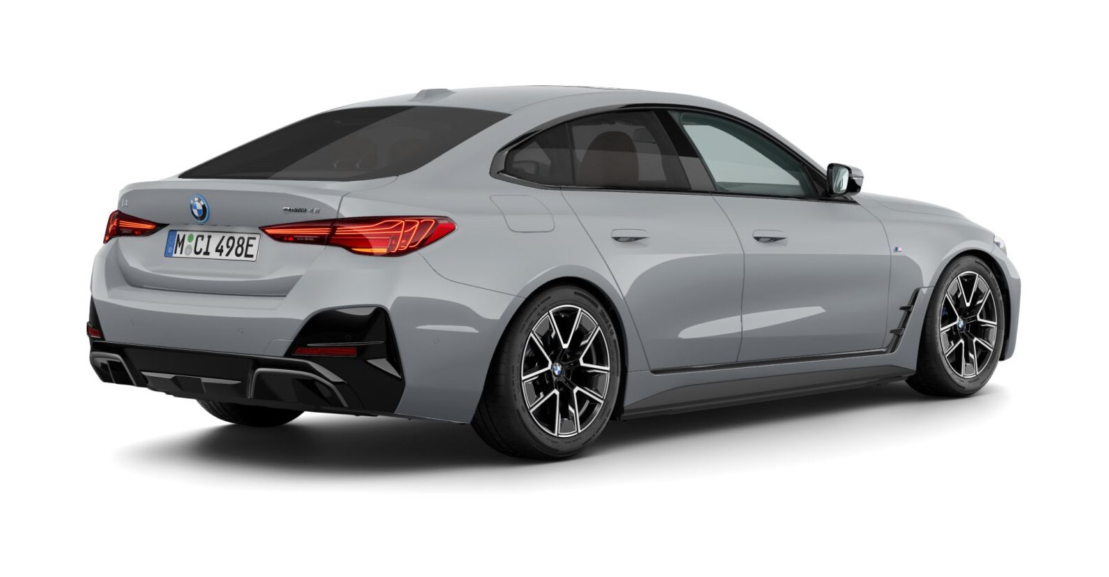 BMW BMW I in Grau von hinten