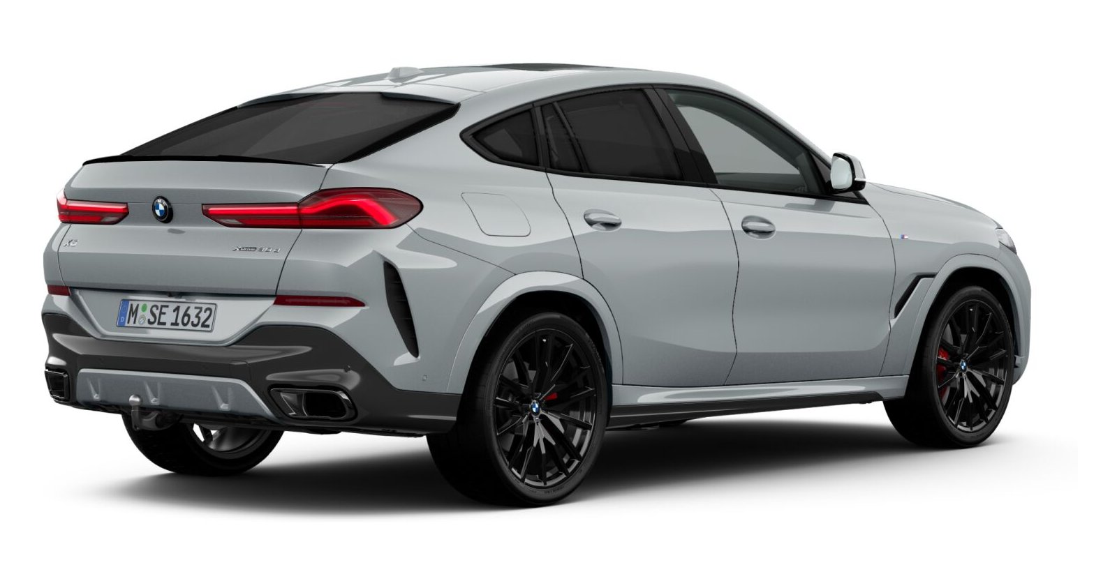 BMW BMW X in Grau von hinten