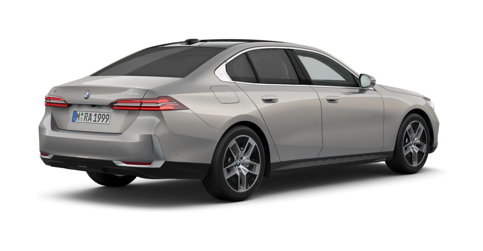 BMW BMW 5er in Grau von hinten BMW BMW 5er in Grau von hinten