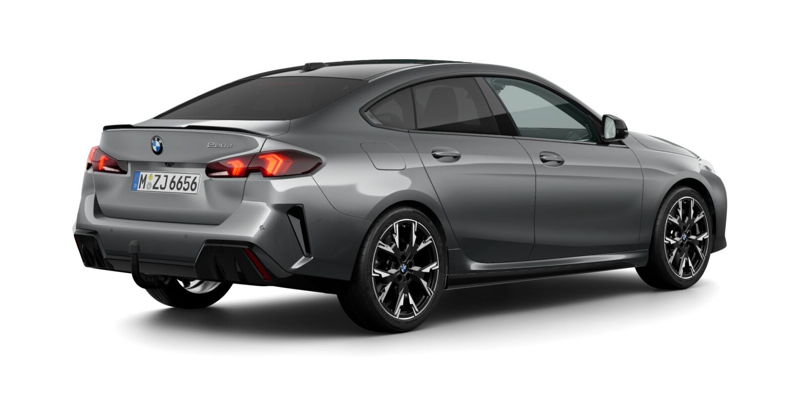 BMW BMW 2er in Grau von hinten