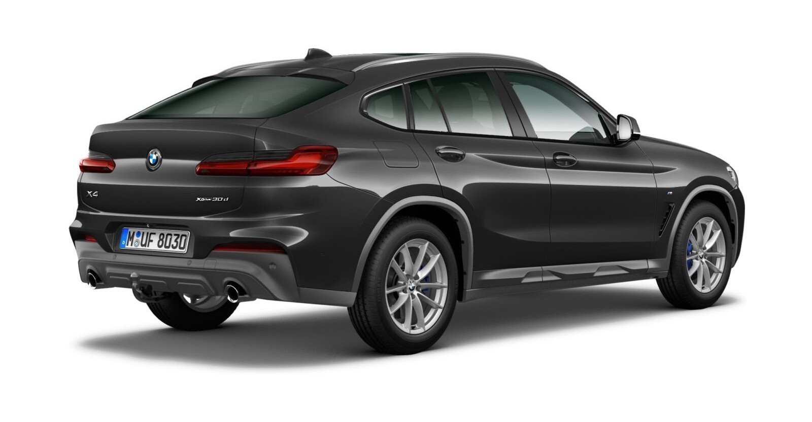 BMW BMW X in Grau von hinten BMW BMW X in Grau von hinten