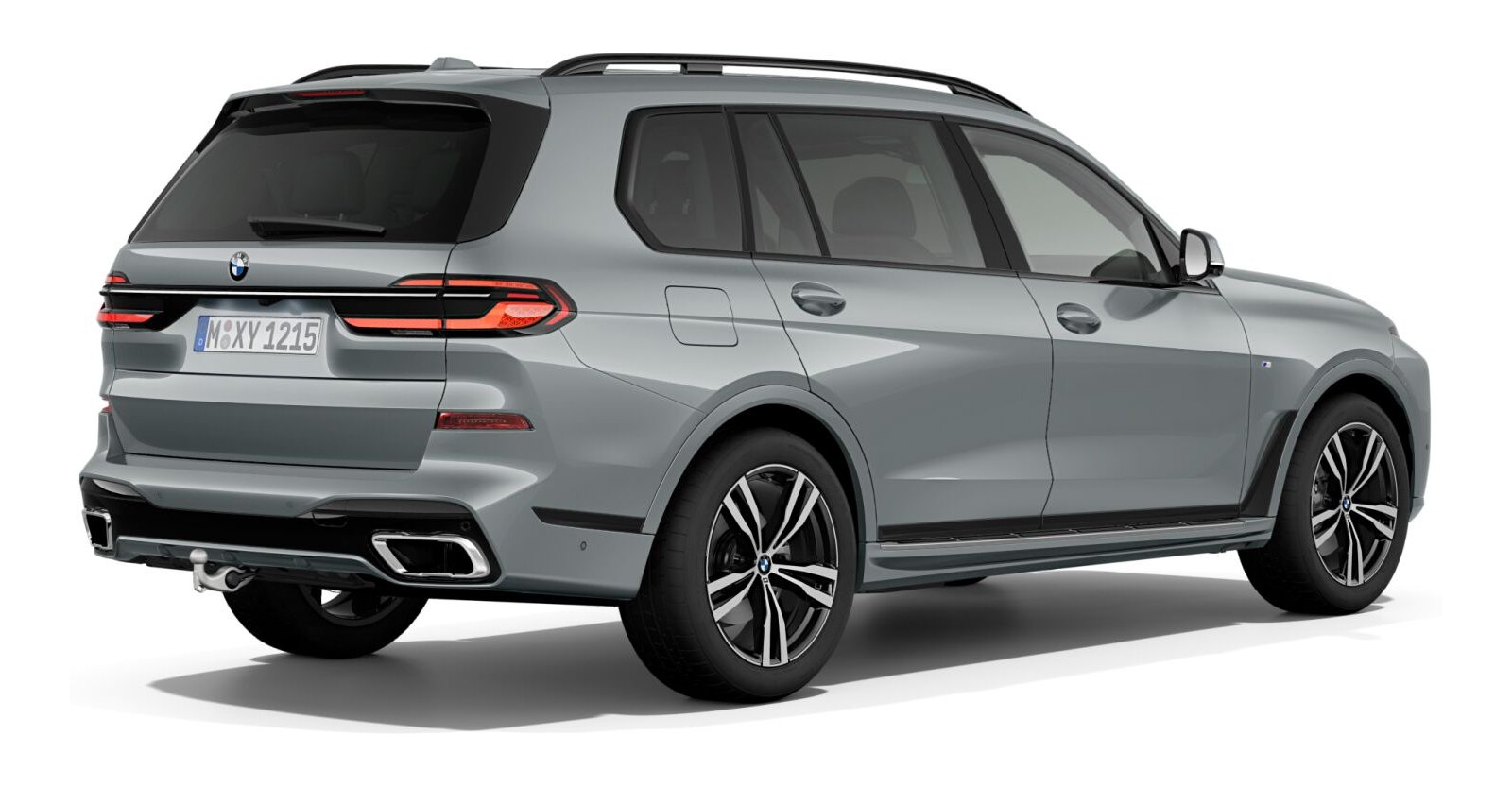 BMW BMW X in Grau von hinten BMW BMW X in Grau von hinten