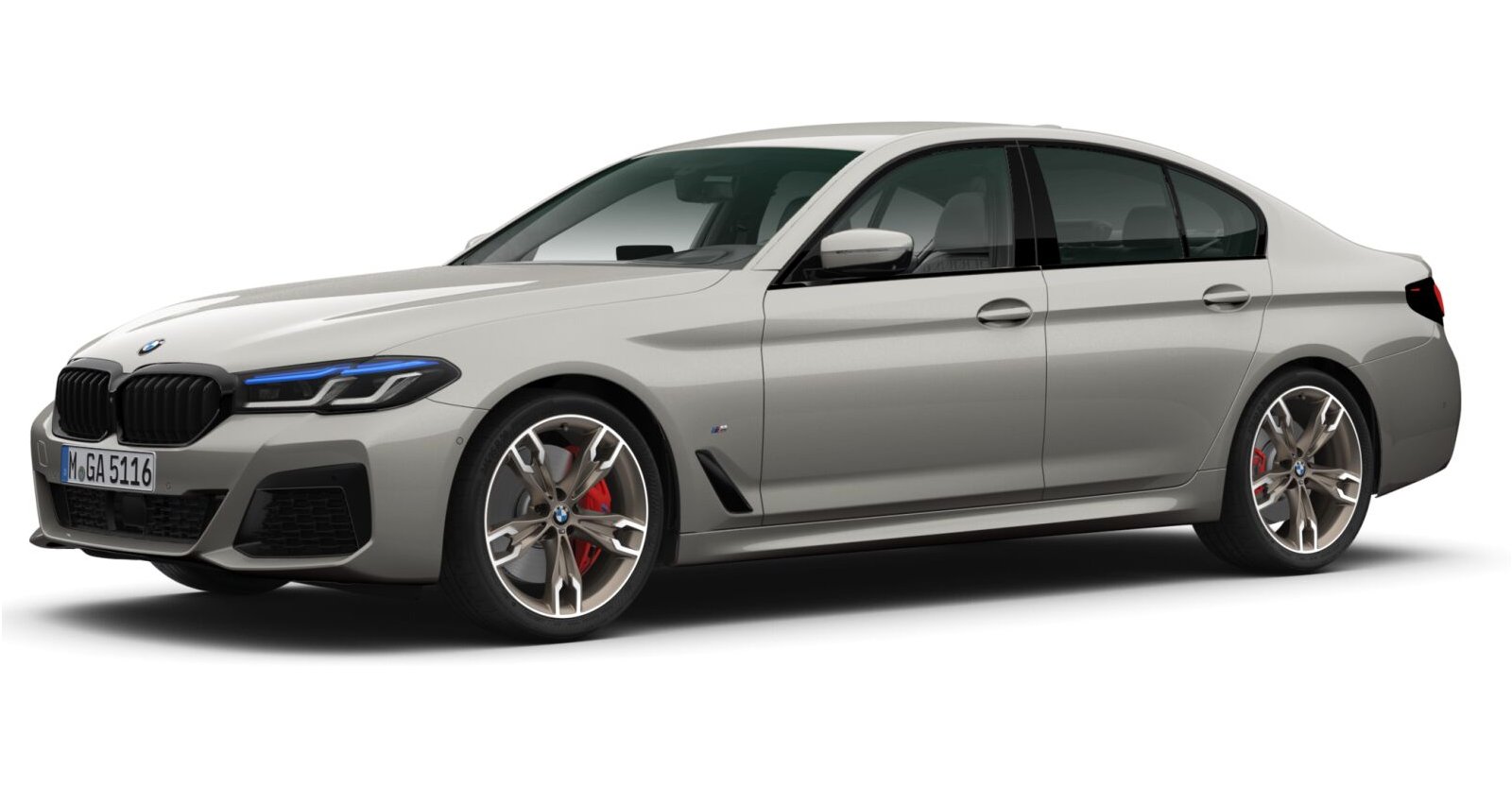 BMW BMW 5er in Grau von vorne BMW BMW 5er in Grau von vorne