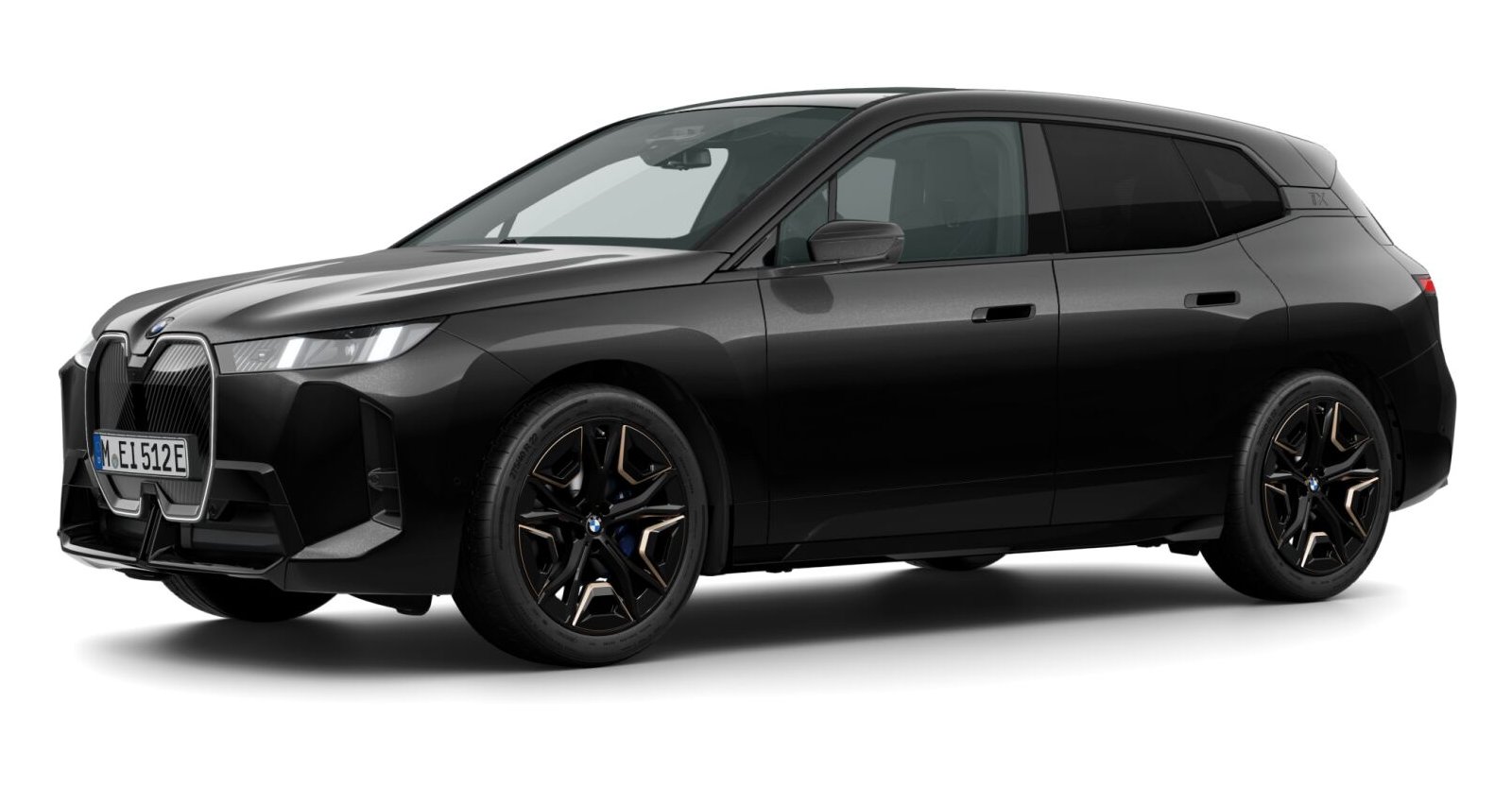BMW BMW I in Schwarz von vorne BMW BMW I in Schwarz von vorne