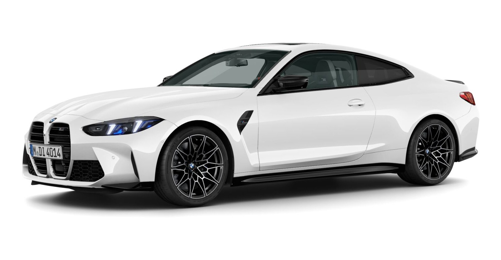 BMW BMW M in Weiß von vorne BMW BMW M in Weiß von vorne