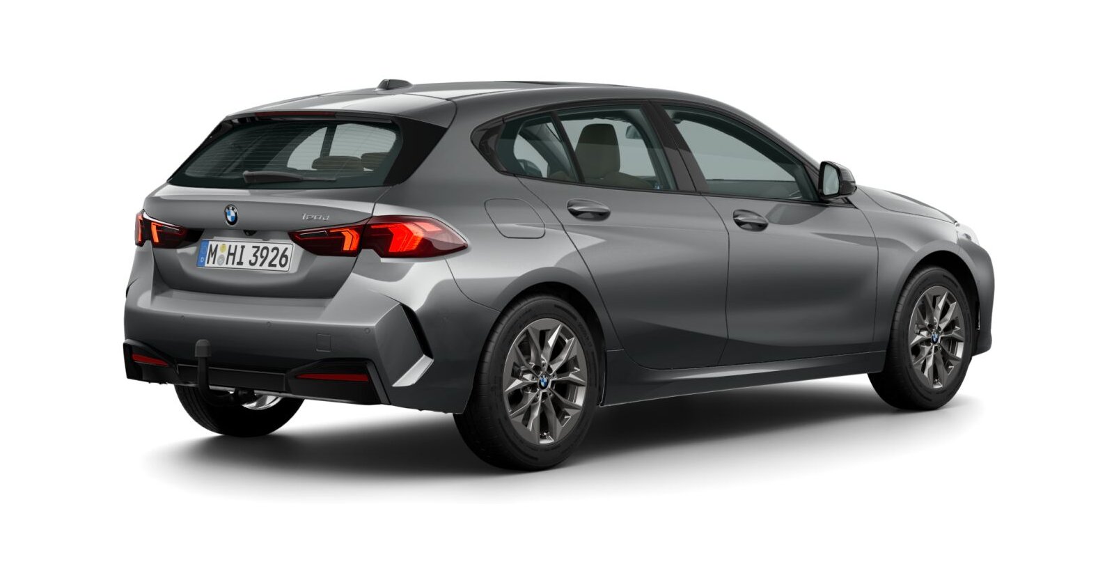 BMW BMW 1er in Grau von hinten