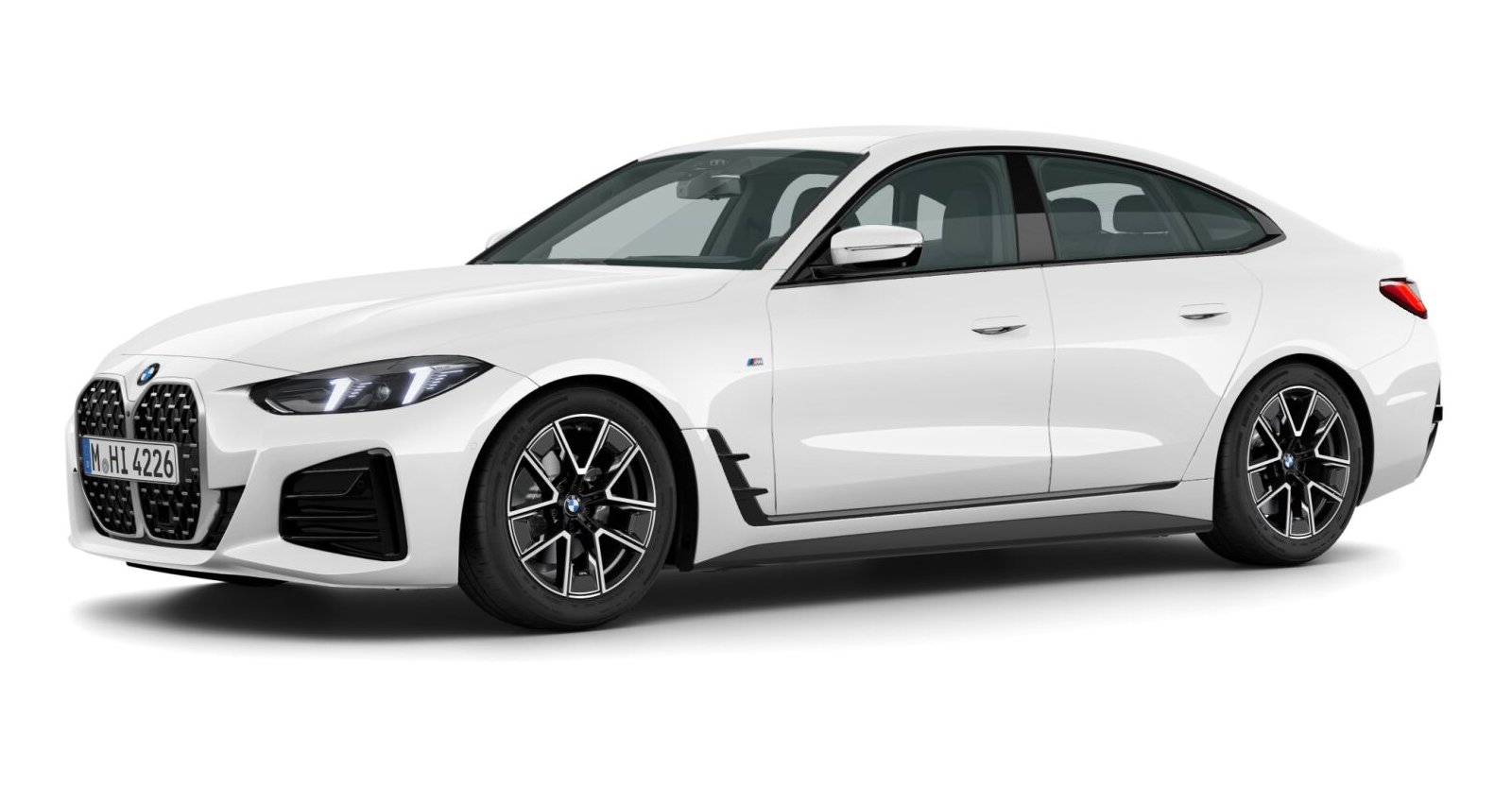 BMW BMW 4er in Weiß von vorne