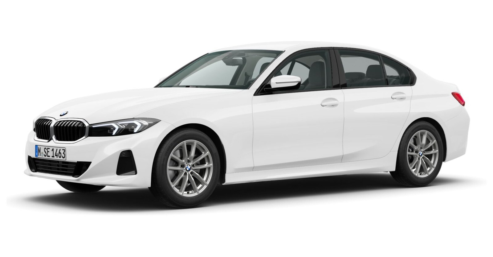 BMW BMW 3er in Weiß von vorne