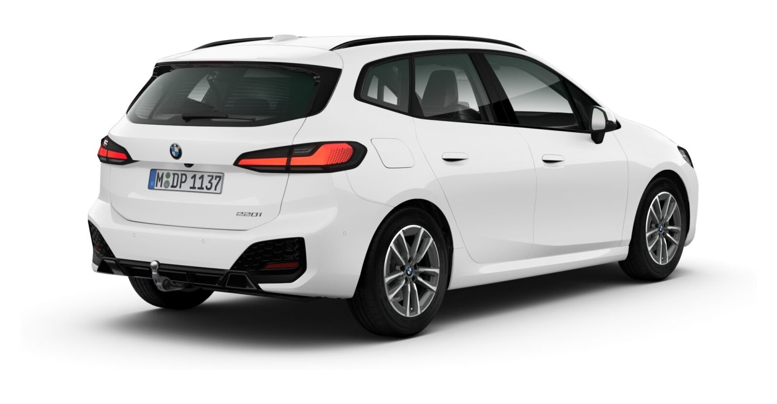 BMW BMW 2er in Weiß von hinten BMW BMW 2er in Weiß von hinten