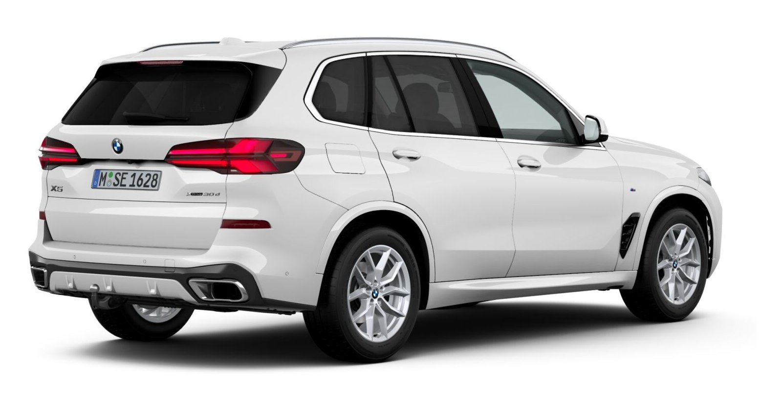 BMW BMW X in Weiß von hinten BMW BMW X in Weiß von hinten