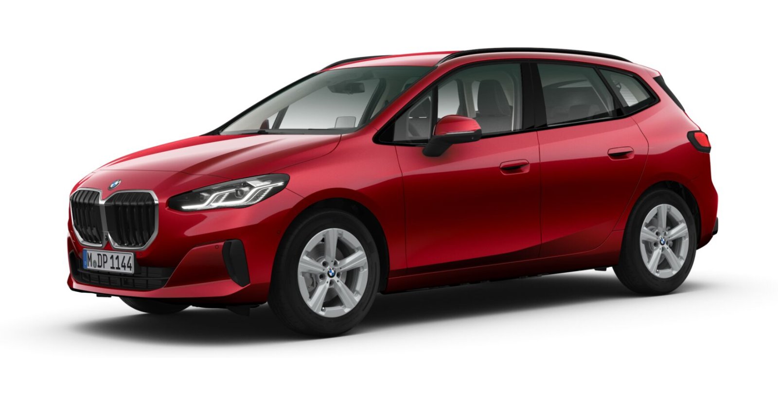 BMW 220i Active Tourer in Rot von vorne BMW 220i Active Tourer in Rot von vorne
