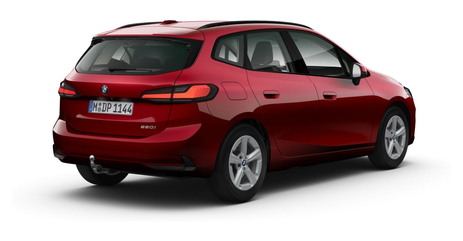 BMW BMW 2er in Rot von hinten BMW BMW 2er in Rot von hinten