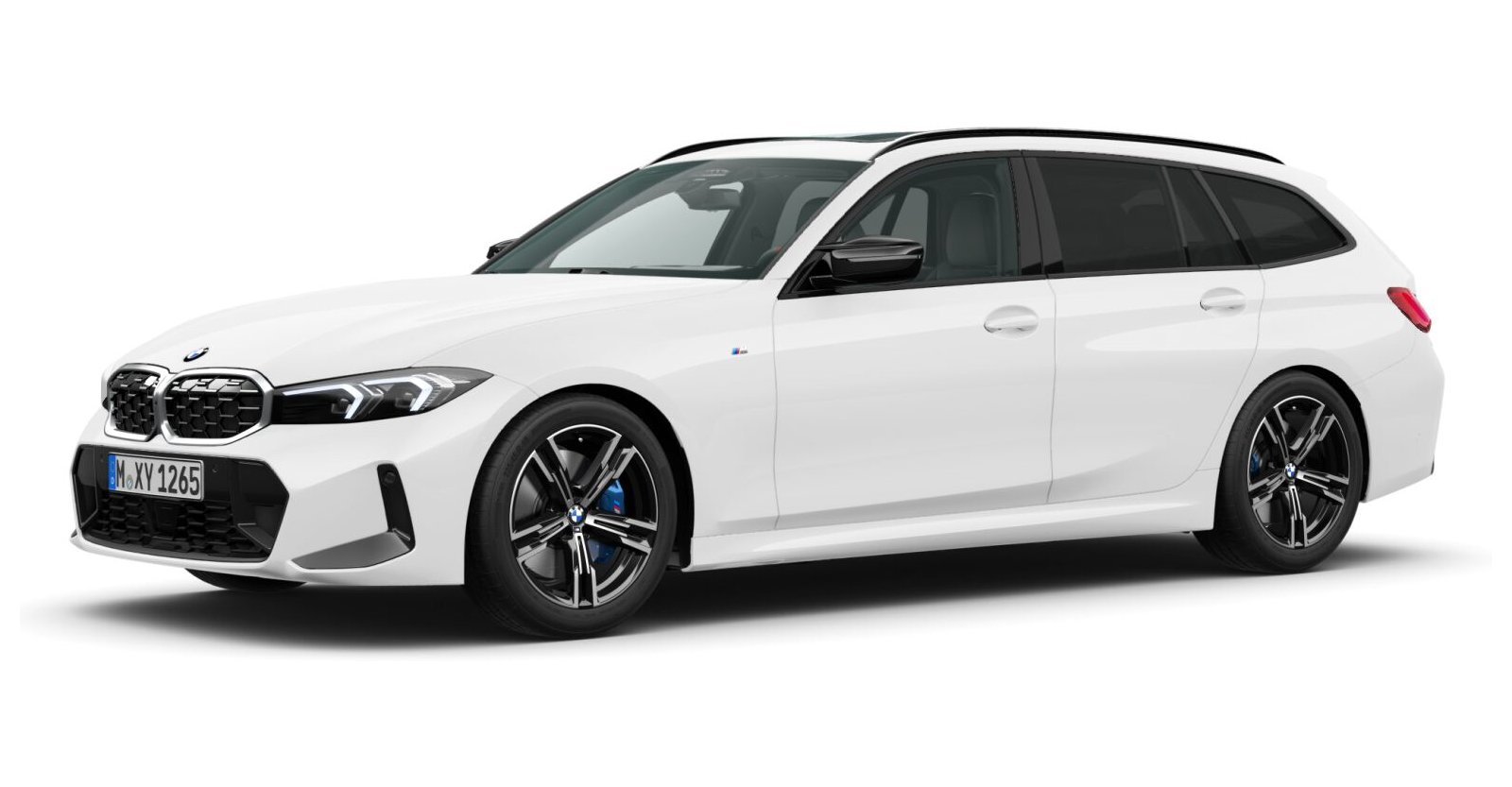 BMW BMW 3er in Weiß von vorne