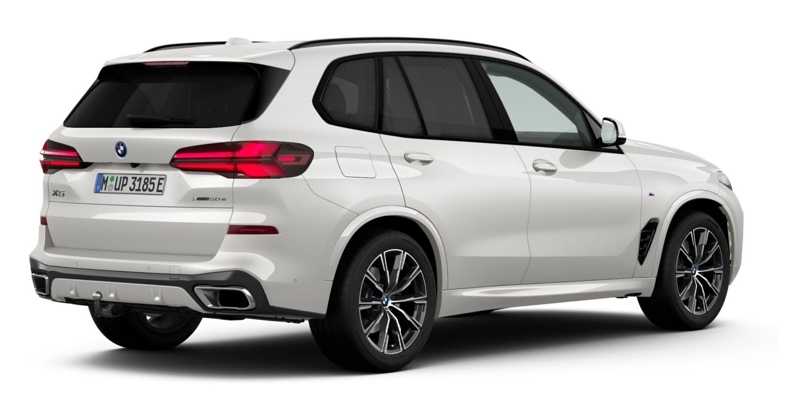 BMW BMW X in Weiß von hinten BMW BMW X in Weiß von hinten