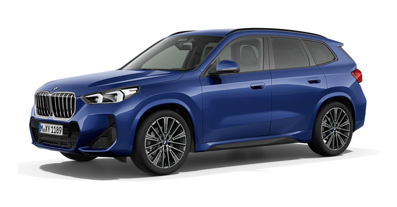 BMW X1 xDrive23i in Blau von vorne BMW X1 xDrive23i in Blau von vorne
