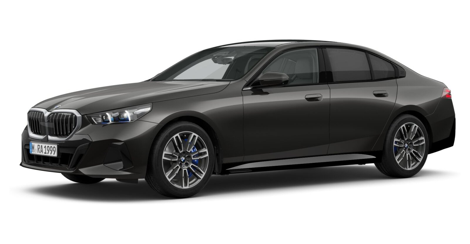 BMW BMW 5er in Grau von vorne