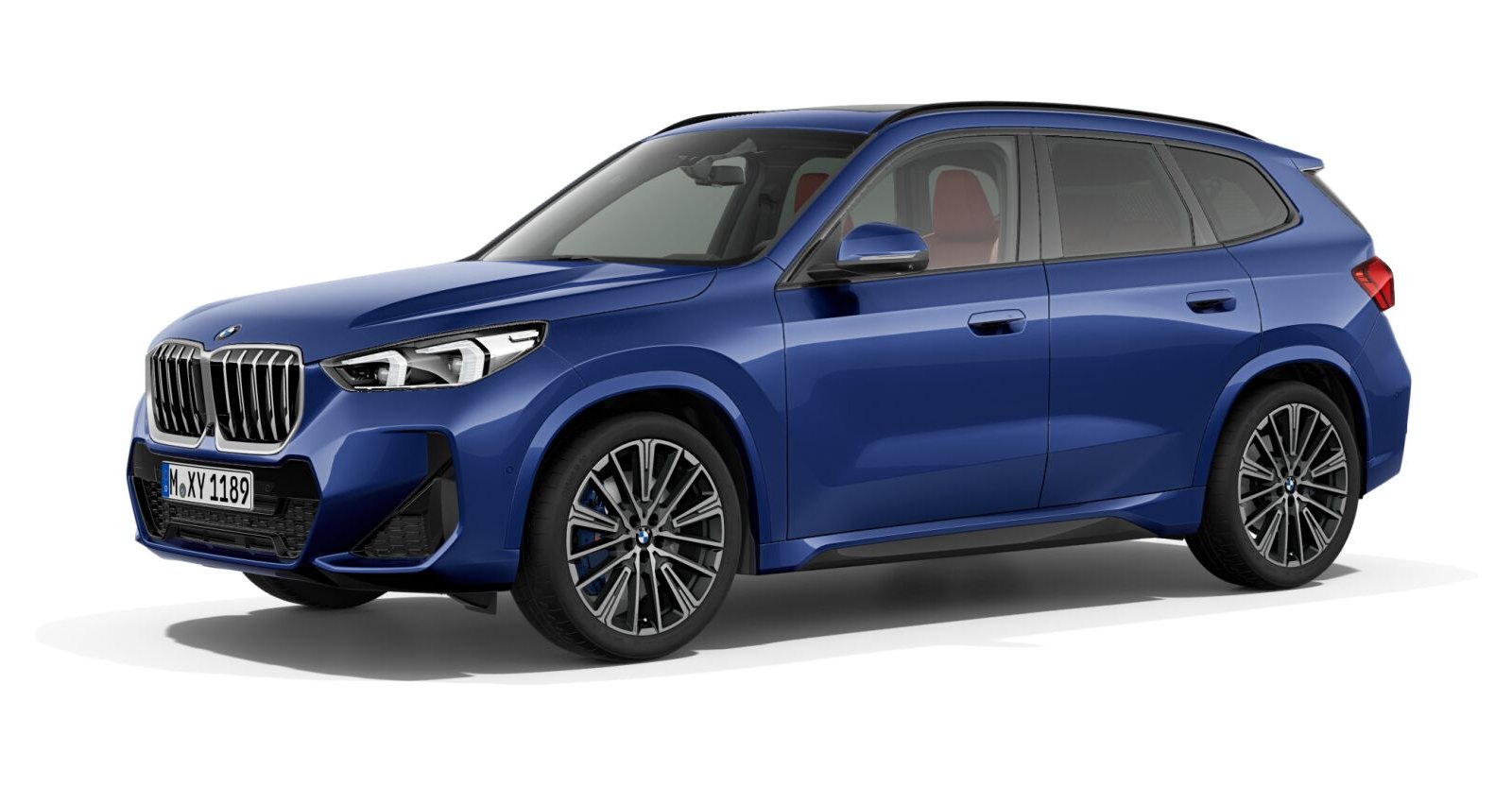 BMW BMW X in Blau von vorne