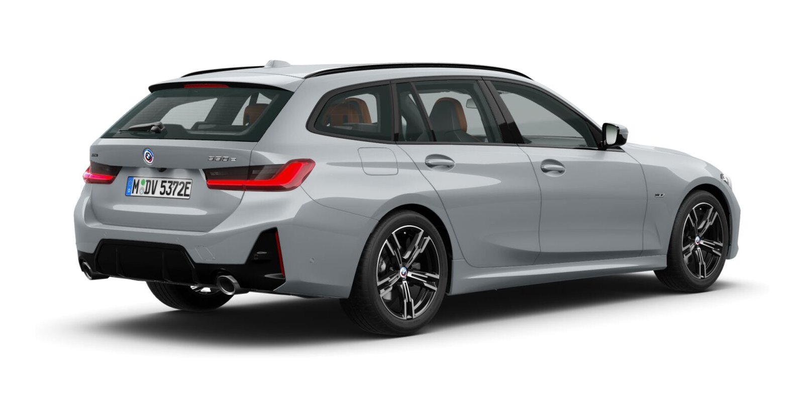 BMW BMW 3er in Grau von hinten BMW BMW 3er in Grau von hinten