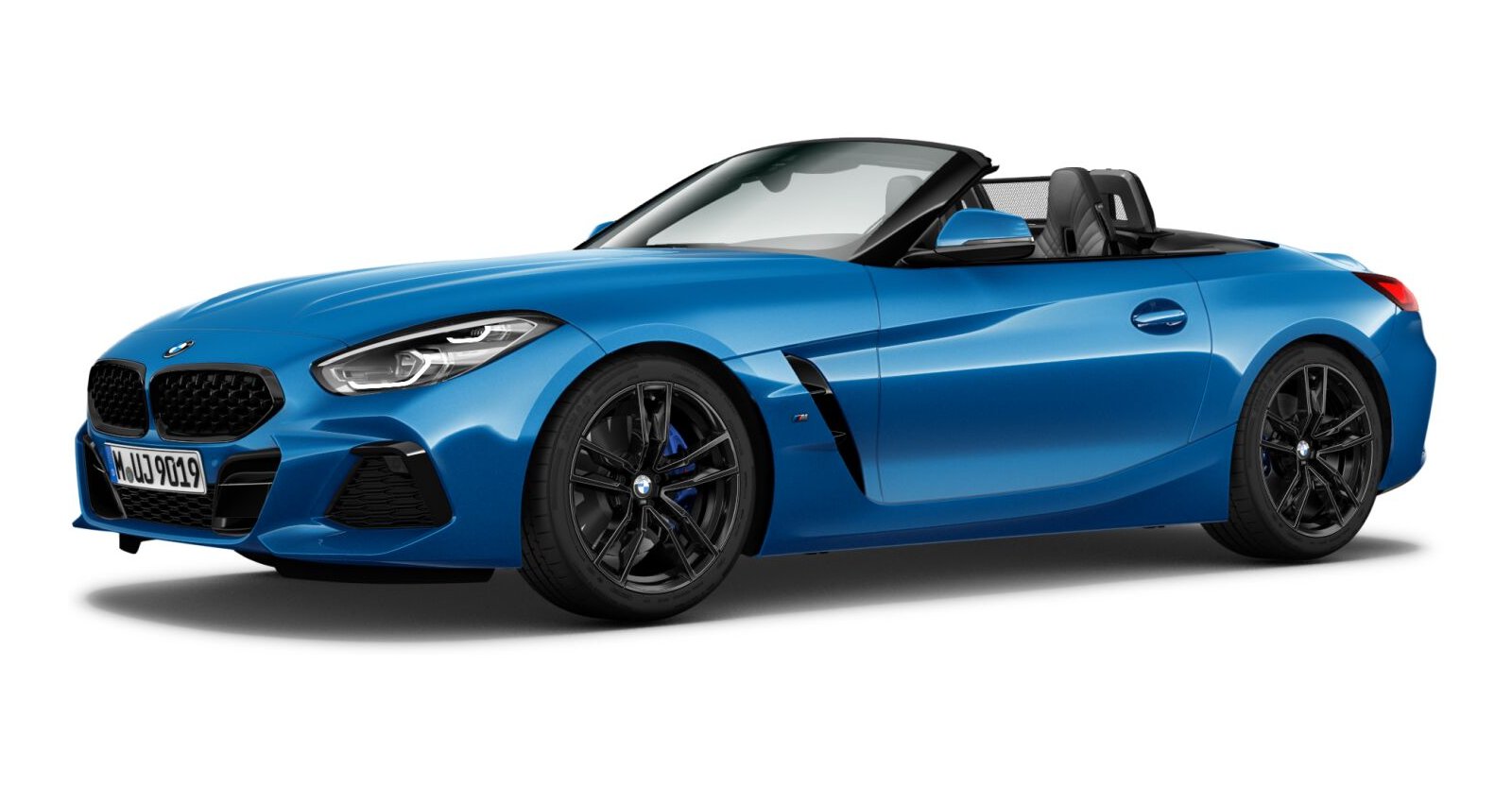 BMW Z4 sDrive20i in Blau von vorne BMW Z4 sDrive20i in Blau von vorne