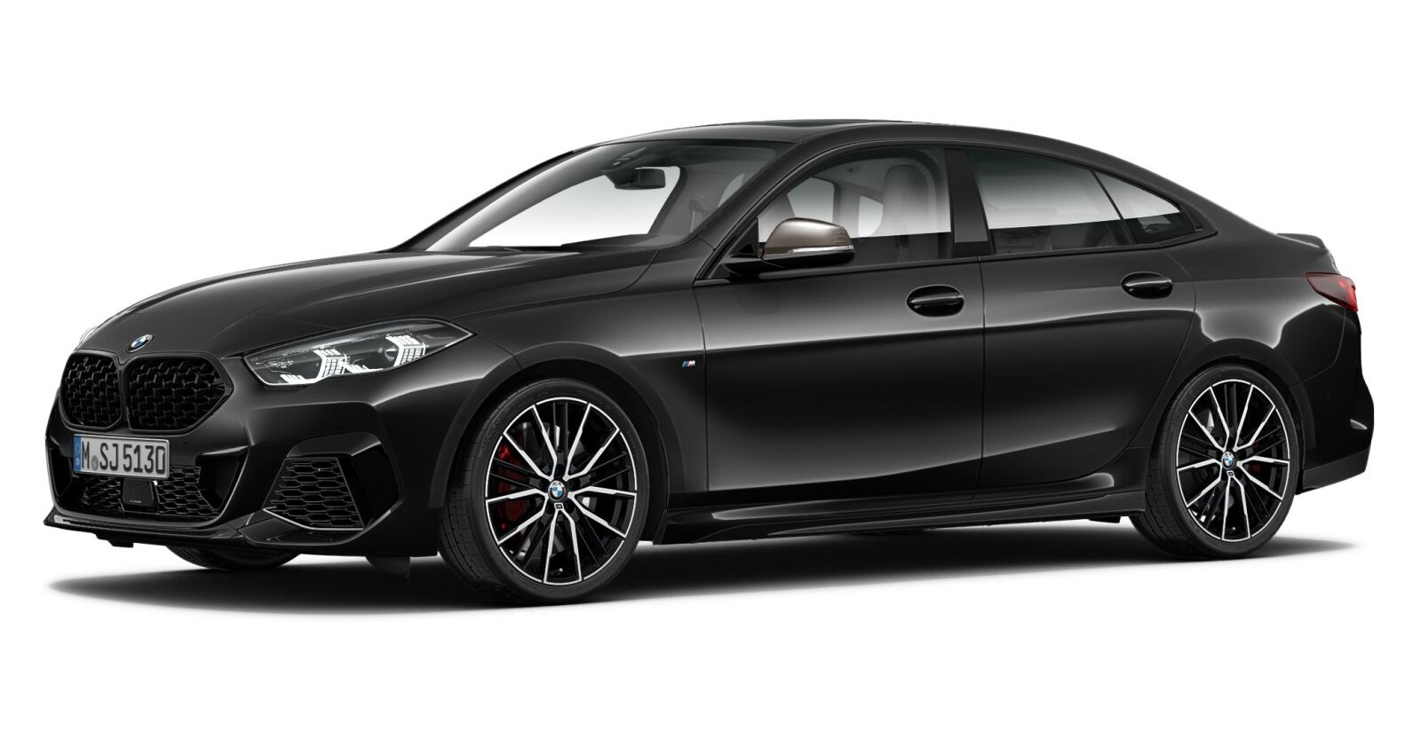 BMW BMW 2er in Schwarz von vorne BMW BMW 2er in Schwarz von vorne