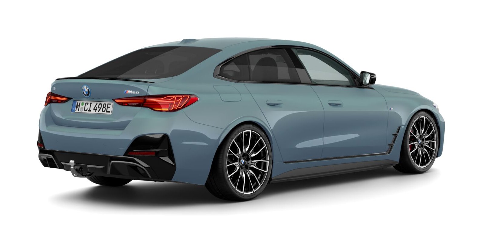 BMW BMW I in Grün von hinten