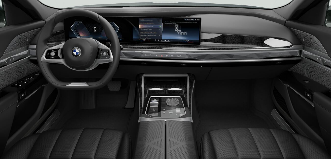 BMW BMW 7er im Innenraum von vorne