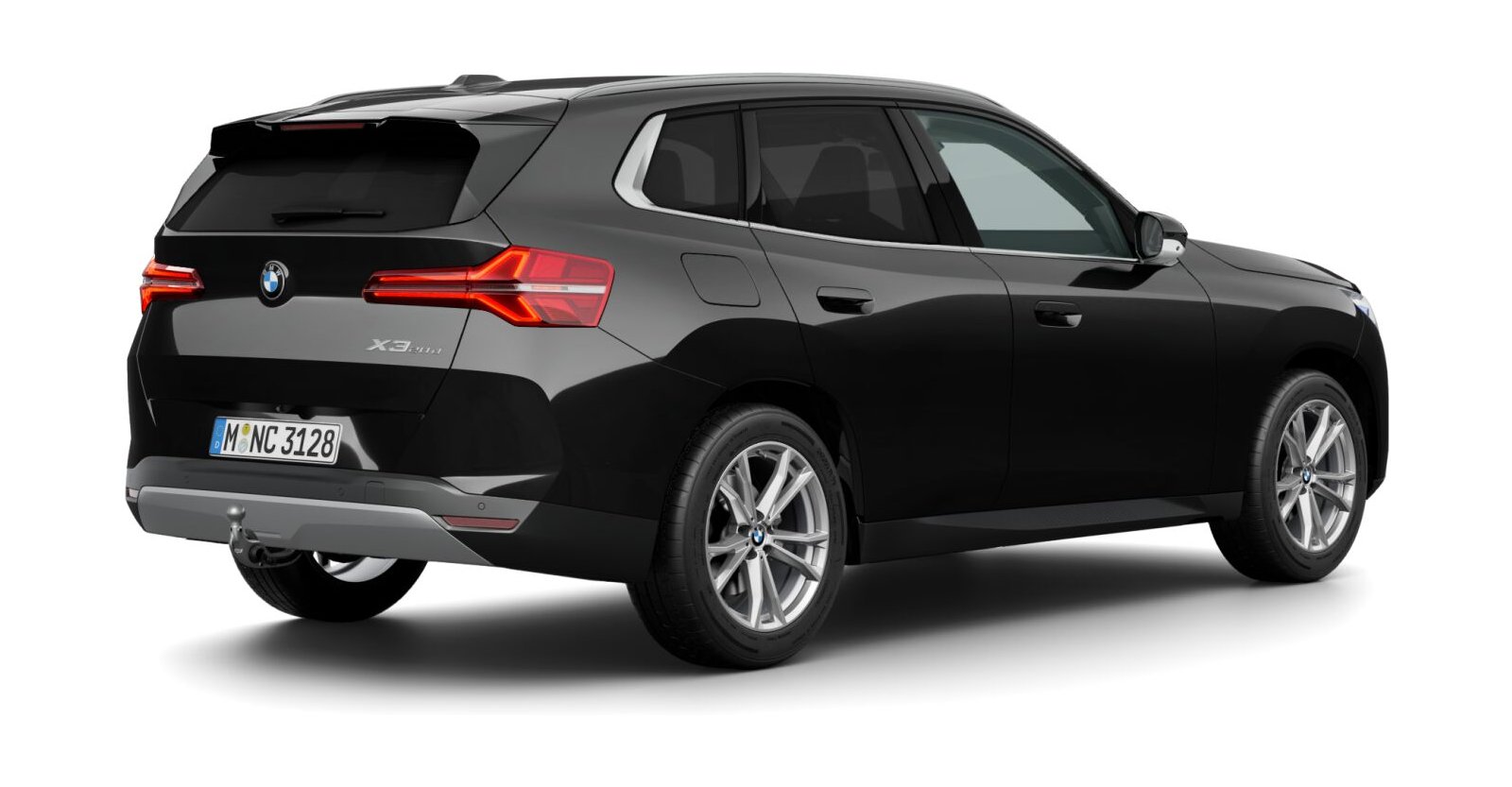 BMW BMW X in Schwarz von hinten BMW BMW X in Schwarz von hinten
