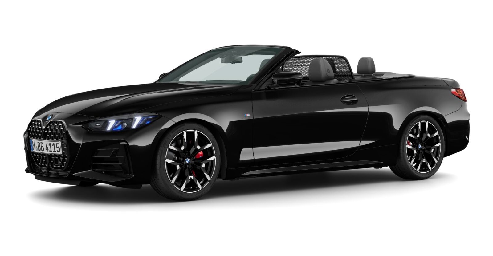 BMW BMW 4er in Schwarz von vorne