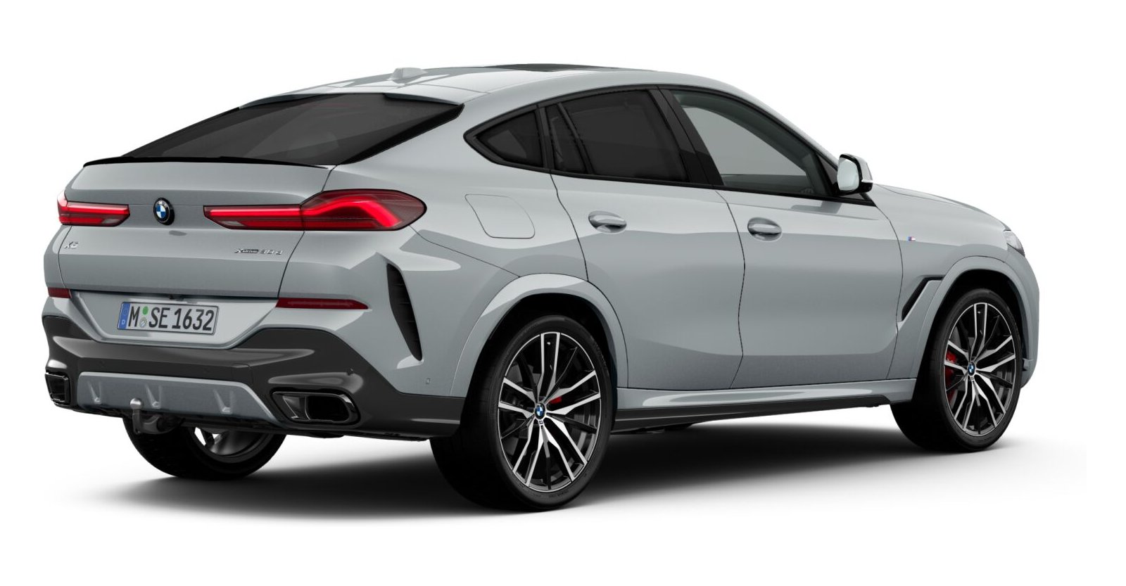 BMW BMW X in Grau von hinten