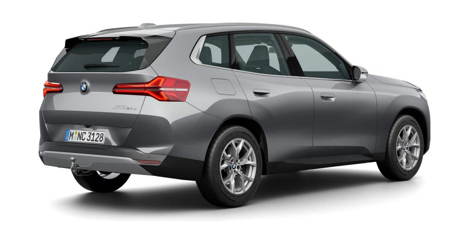 BMW BMW X in Grau von hinten