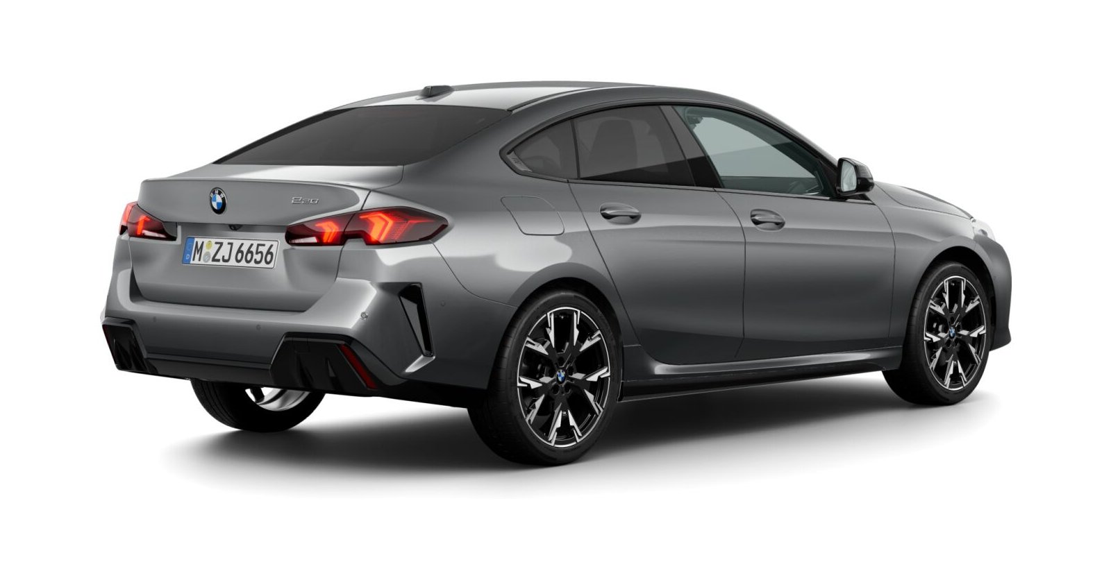 BMW BMW 2er in Grau von hinten
