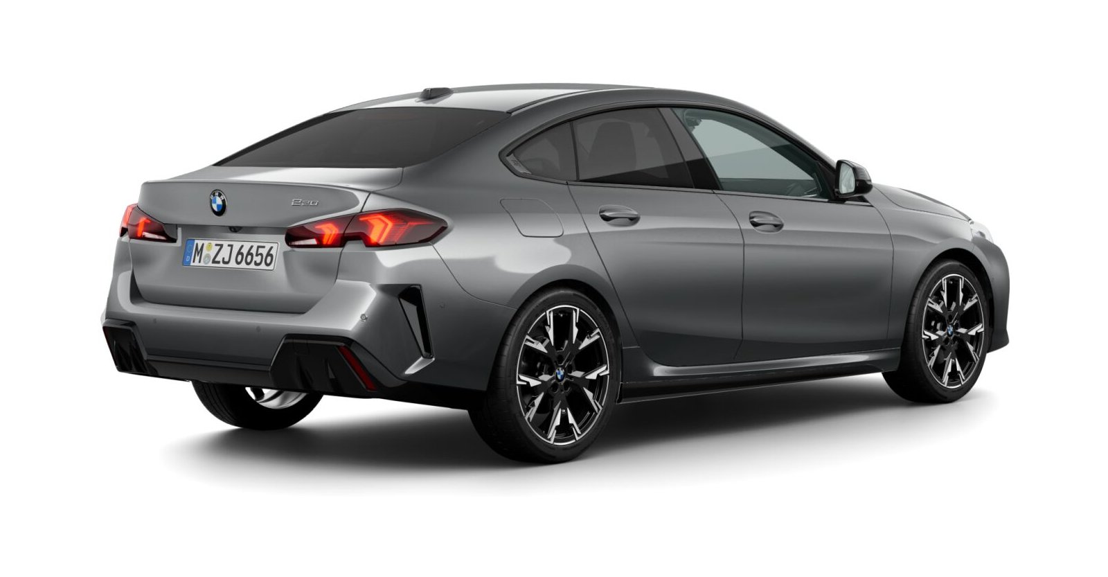 BMW BMW 2er in Grau von hinten