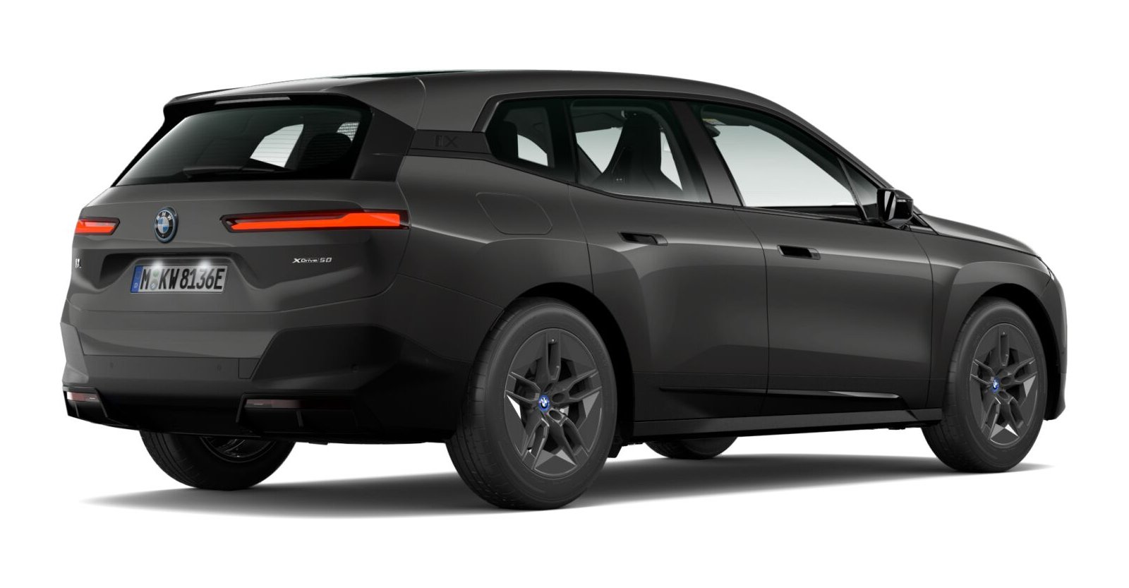 BMW BMW I in Grau von hinten BMW BMW I in Grau von hinten