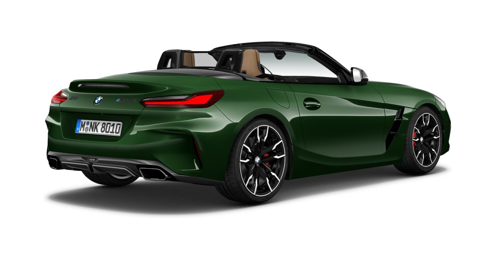 BMW BMW Z in Grün von hinten BMW BMW Z in Grün von hinten